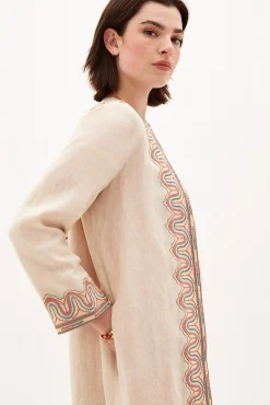 Adara Kimono Largo Bordado^Hoss Intropia New