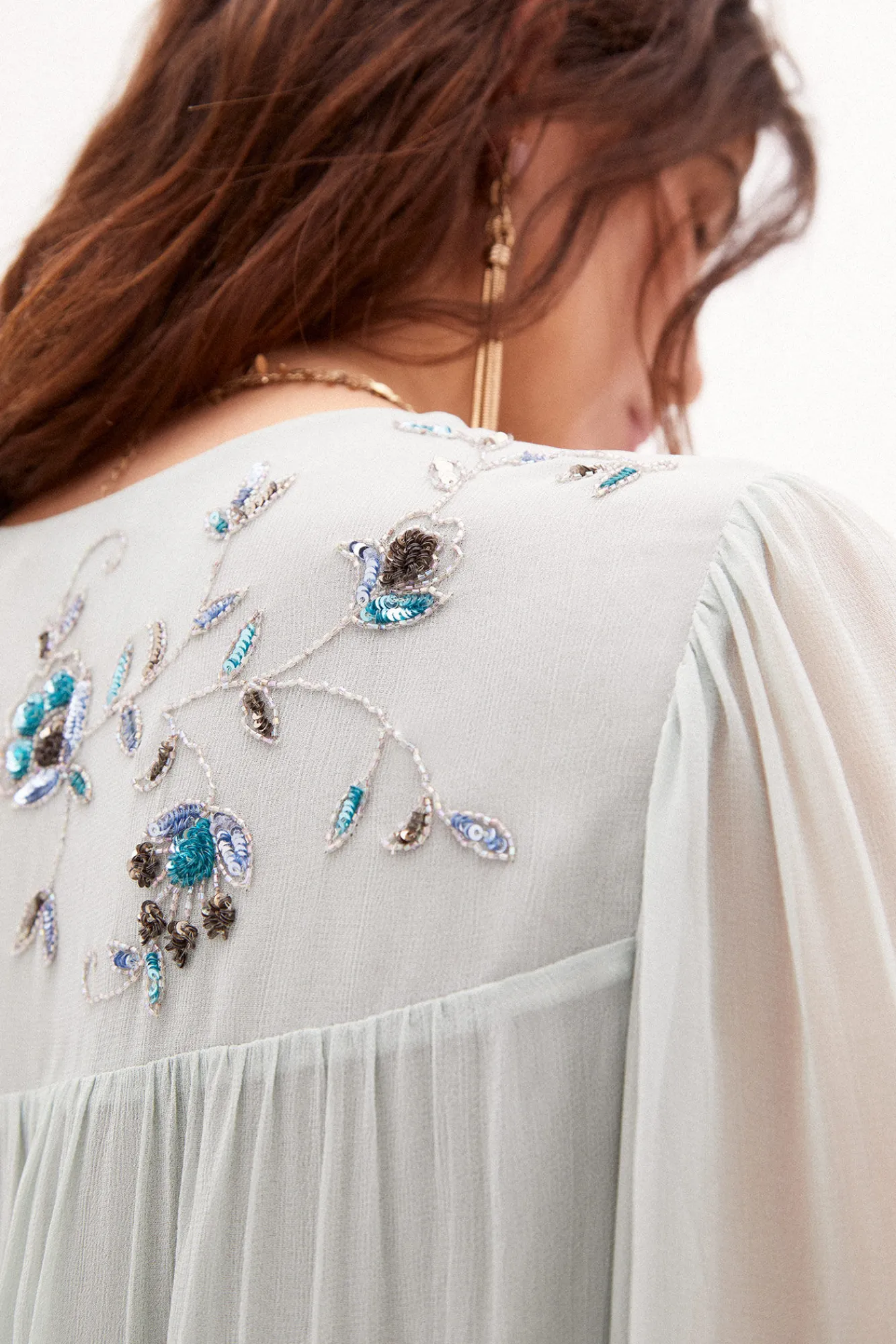 Aina Blusa Bordada Con Abalorios^Hoss Intropia Flash Sale