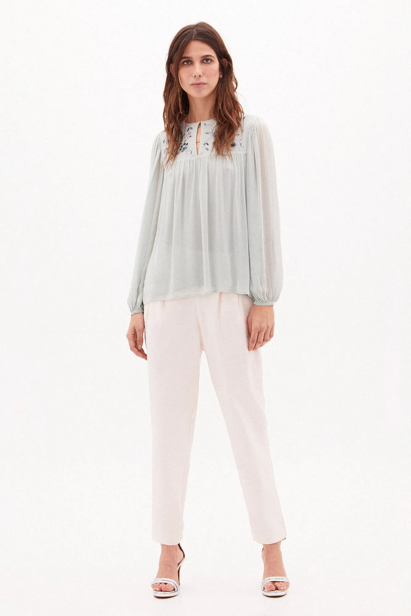 Aina Blusa Bordada Con Abalorios^Hoss Intropia Flash Sale