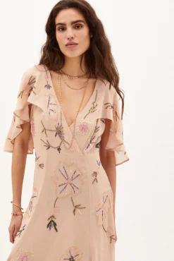 Aina Vestido Largo Bordado^Hoss Intropia Best Sale