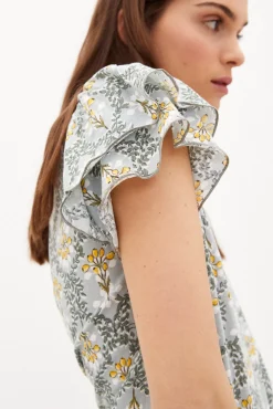 Alanna. Camiseta De Algodon Estampada^Hoss Intropia Online