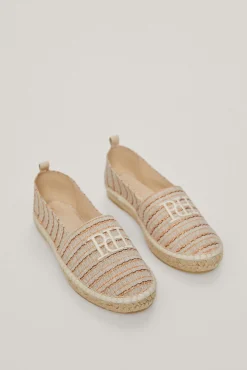 Alpargata Rayas Lurex Logo Bordado^Pedro del Hierro Store