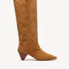 Amanda Botas Altas En Serraje^Hoss Intropia Hot