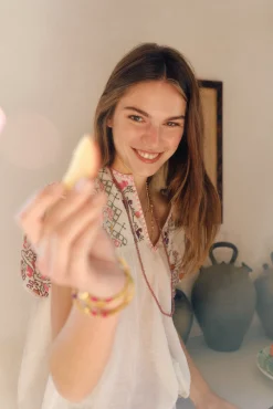 Amelie Top De Algodon Bordado^Hoss Intropia Online