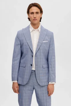 Americana De Cuadros Slim Fit.^Selected Cheap