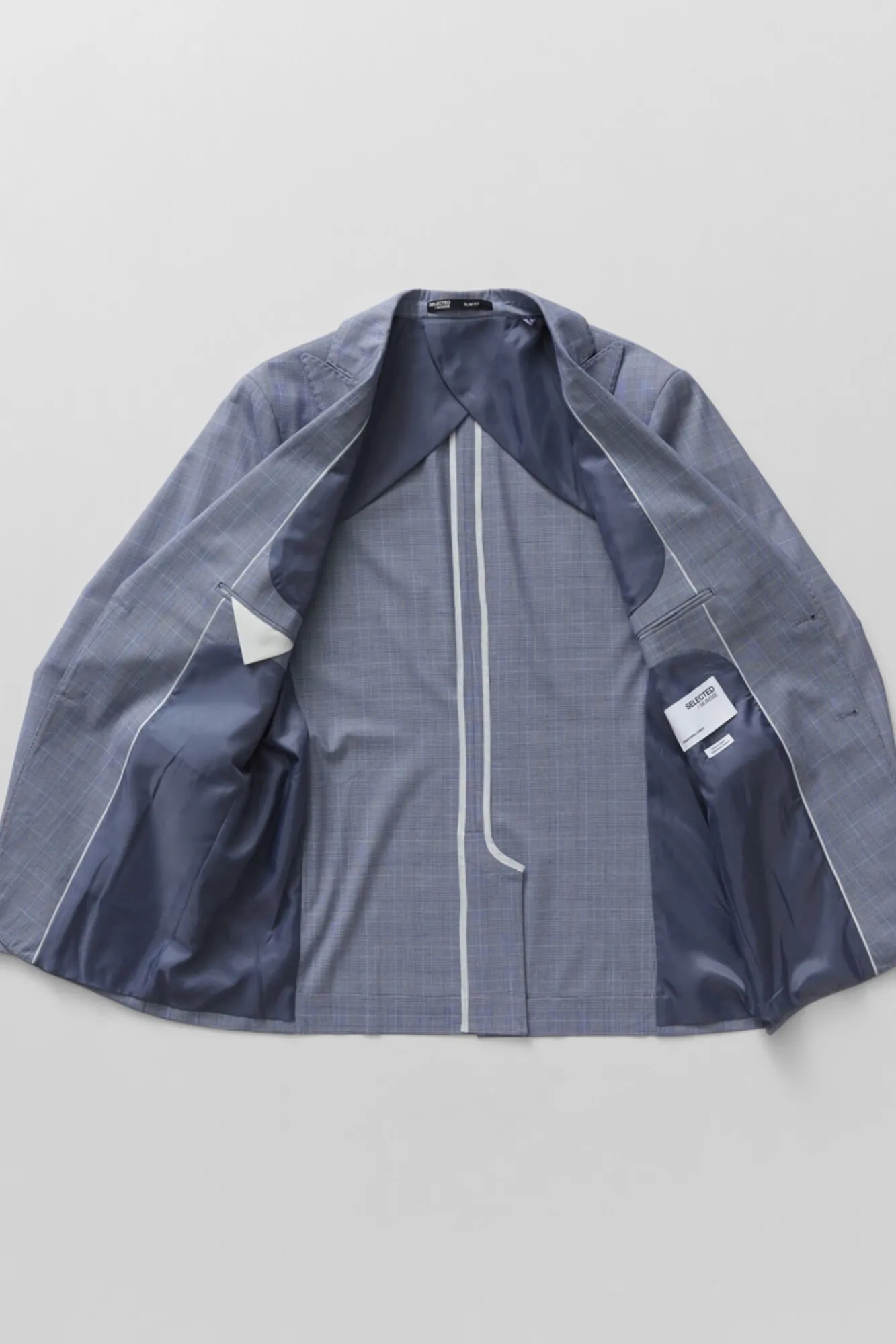 Americana De Cuadros Slim Fit.^Selected Cheap