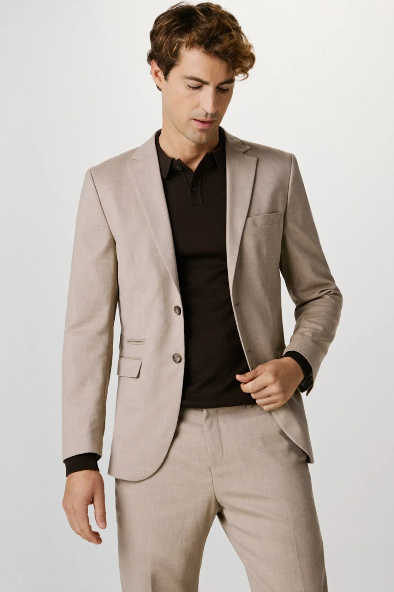 Americana Slim Fit Con Lana^Selected Cheap