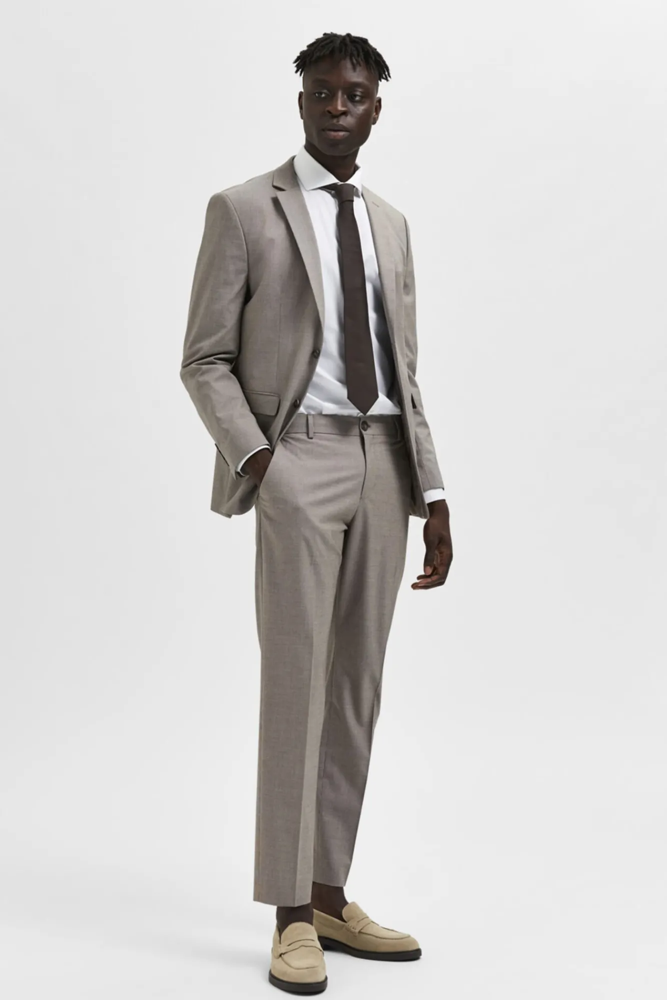 Americana Slim Fit Estructura^Selected Shop