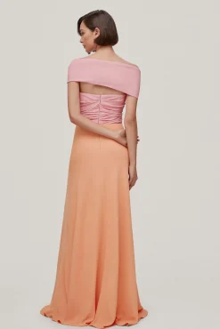 Anita. Vestido Off Shoulder Bicolor^TFP by Tamara Falco Online