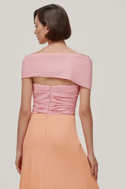 Anita. Vestido Off Shoulder Bicolor^TFP by Tamara Falco Online