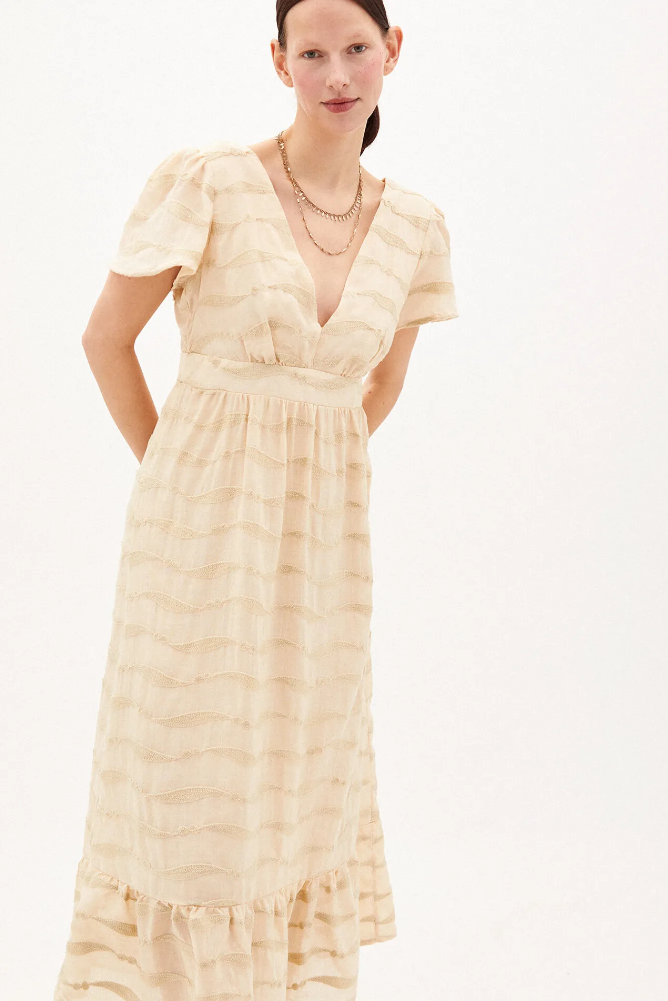 Aurora Vestido Midi Bordado^Hoss Intropia Online