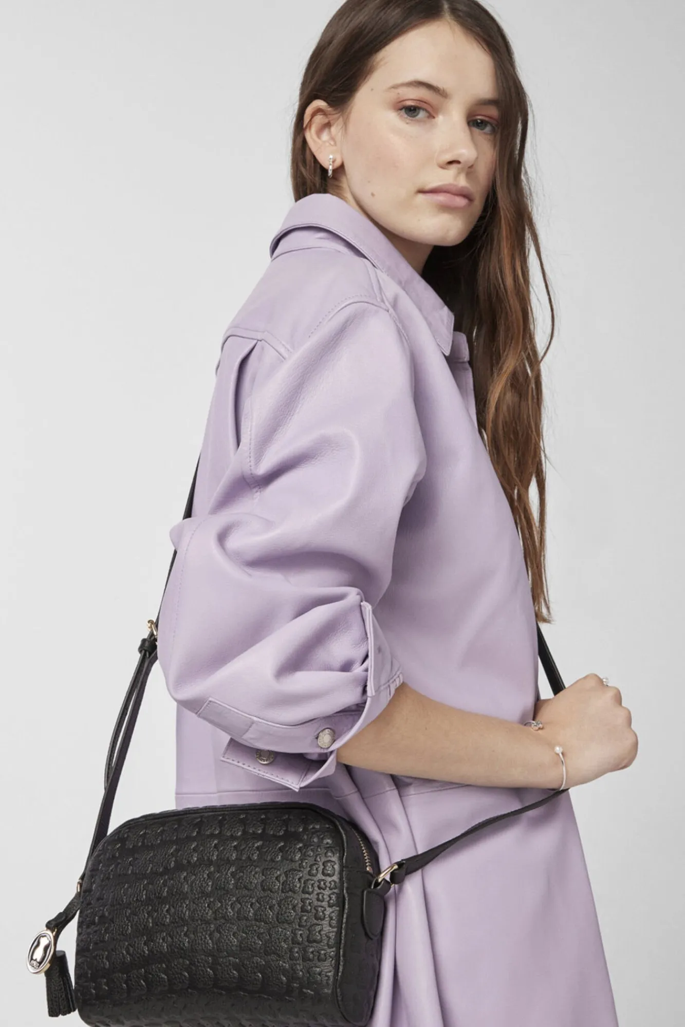Bandolera De Piel Negra Sherton^Tous Best Sale