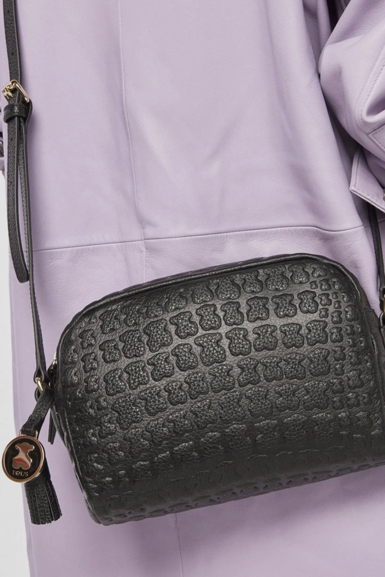 Bandolera De Piel Negra Sherton^Tous Best Sale