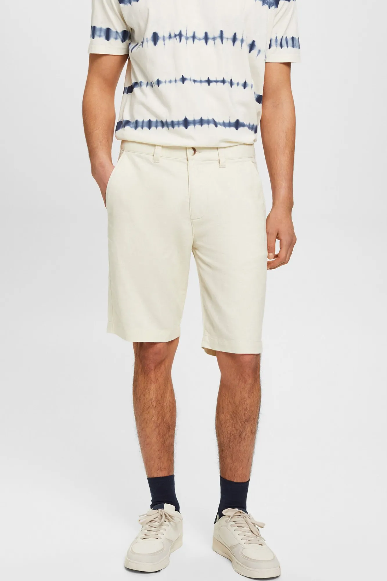 Bermuda Lisa Regular Fit Con Lino^Esprit Clearance