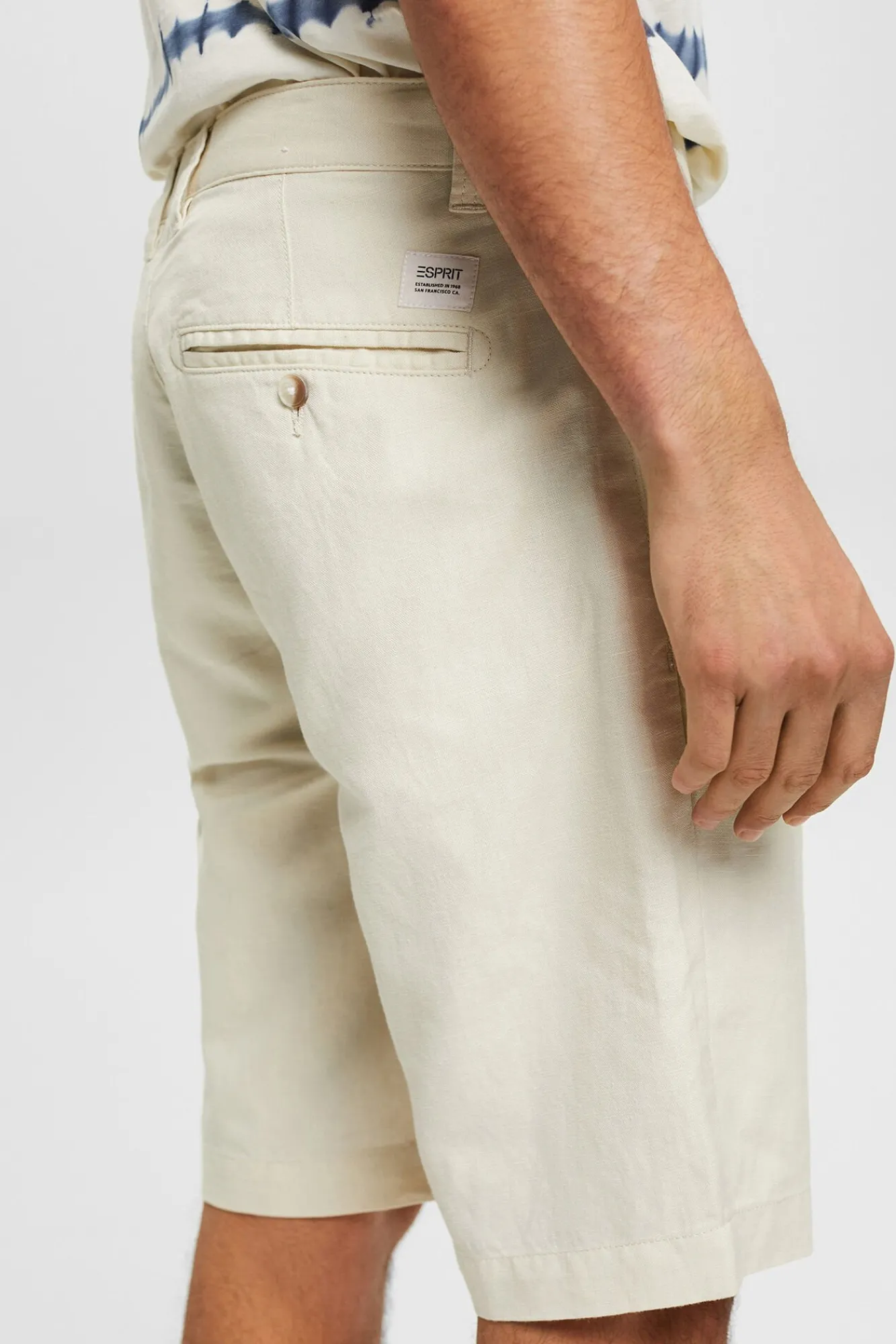 Bermuda Lisa Regular Fit Con Lino^Esprit Clearance