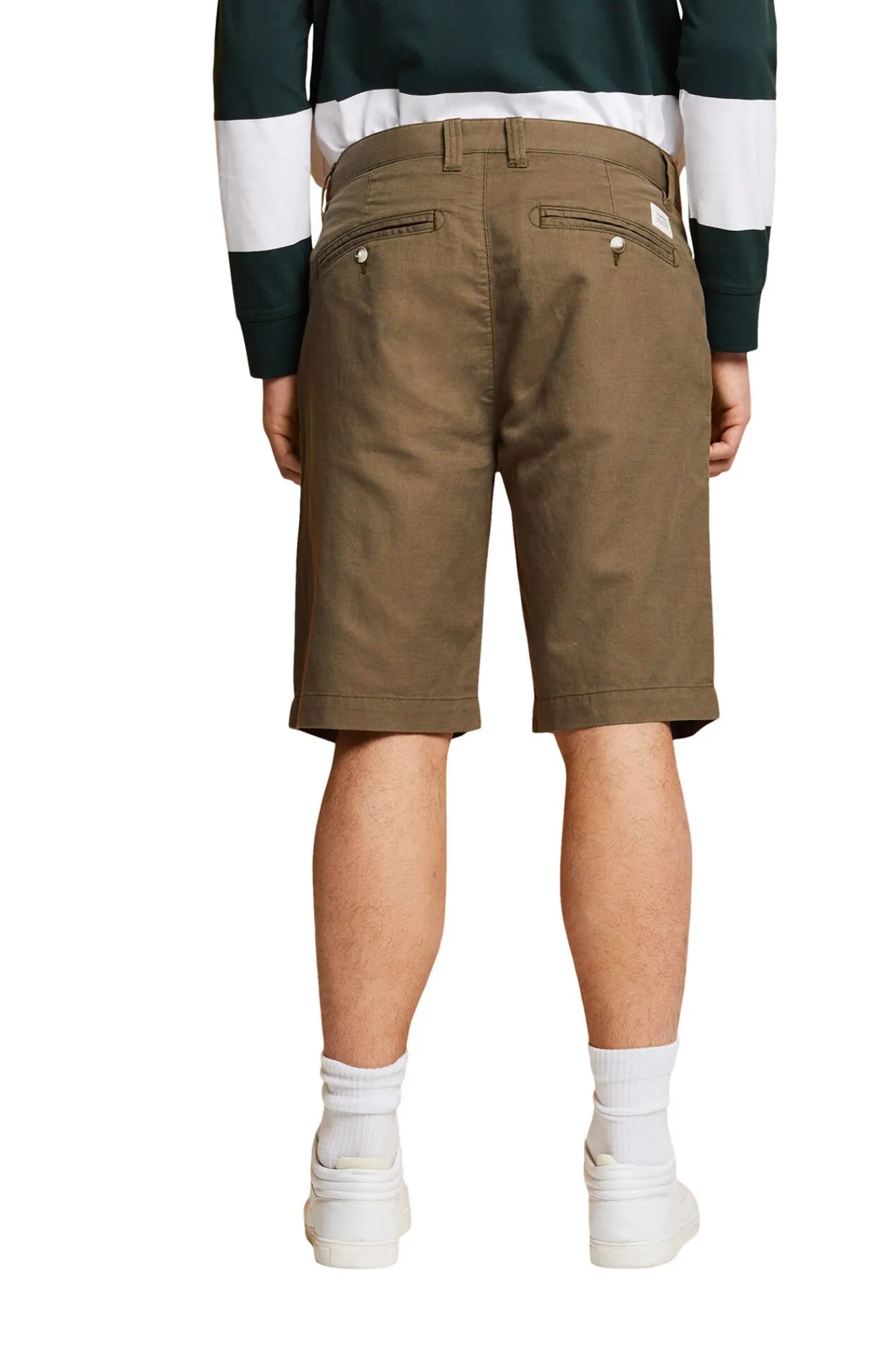 Bermuda Lisa Regular Fit Con Lino^Esprit Hot