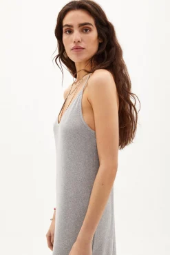 Blanca Vestido De Punto Midi^Hoss Intropia Store