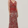 Blanca. Vestido Estampado Con Pedreria^TFP by Tamara Falco Online