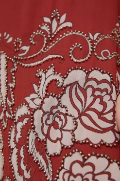 Blanca. Vestido Estampado Con Pedreria^TFP by Tamara Falco Online