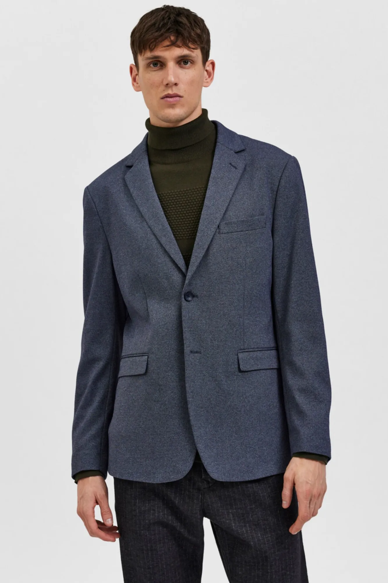 Blazer De Hombre Slim Fit^Selected Discount