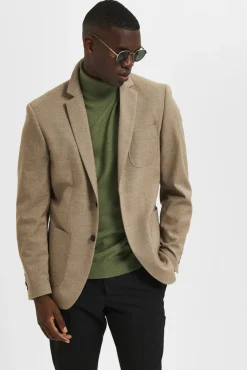 Blazer Slim Fit Elaborada Con Materiales Reciclados^Selected Fashion