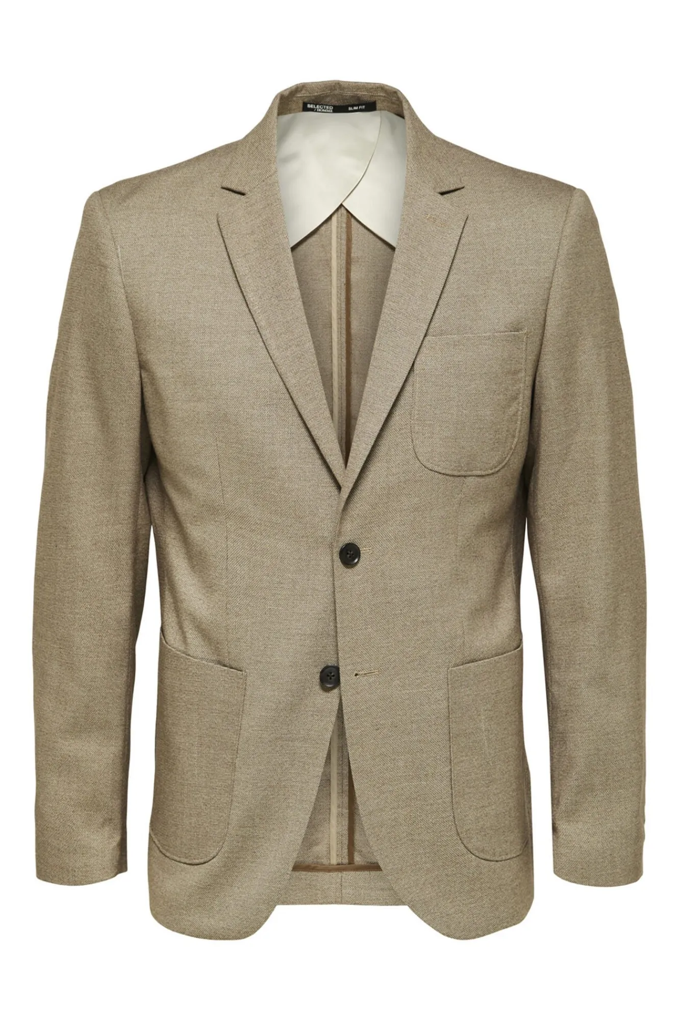 Blazer Slim Fit Elaborada Con Materiales Reciclados^Selected Fashion