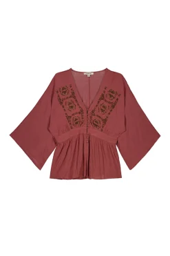 Blusa Bordada Abalorios^Slowlove Outlet