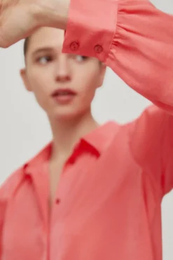 Blusa Camisera Satinada^Pedro del Hierro Fashion