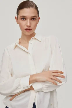 Blusa Camisera Satinada^Pedro del Hierro Online