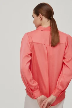 Blusa Camisera Satinada^Pedro del Hierro Fashion