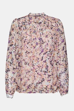 Blusa Chiffon Estampado Floral^Esprit Clearance