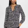 Blusa Corte Recto Estampado Allover^Esprit Fashion