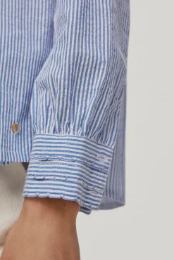 Blusa De Algodon Con Raya Tejida^Pedro del Hierro Fashion