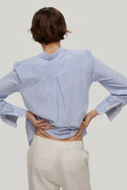 Blusa De Algodon Con Raya Tejida^Pedro del Hierro Fashion