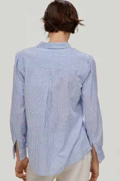 Blusa De Algodon Con Raya Tejida^Pedro del Hierro Fashion