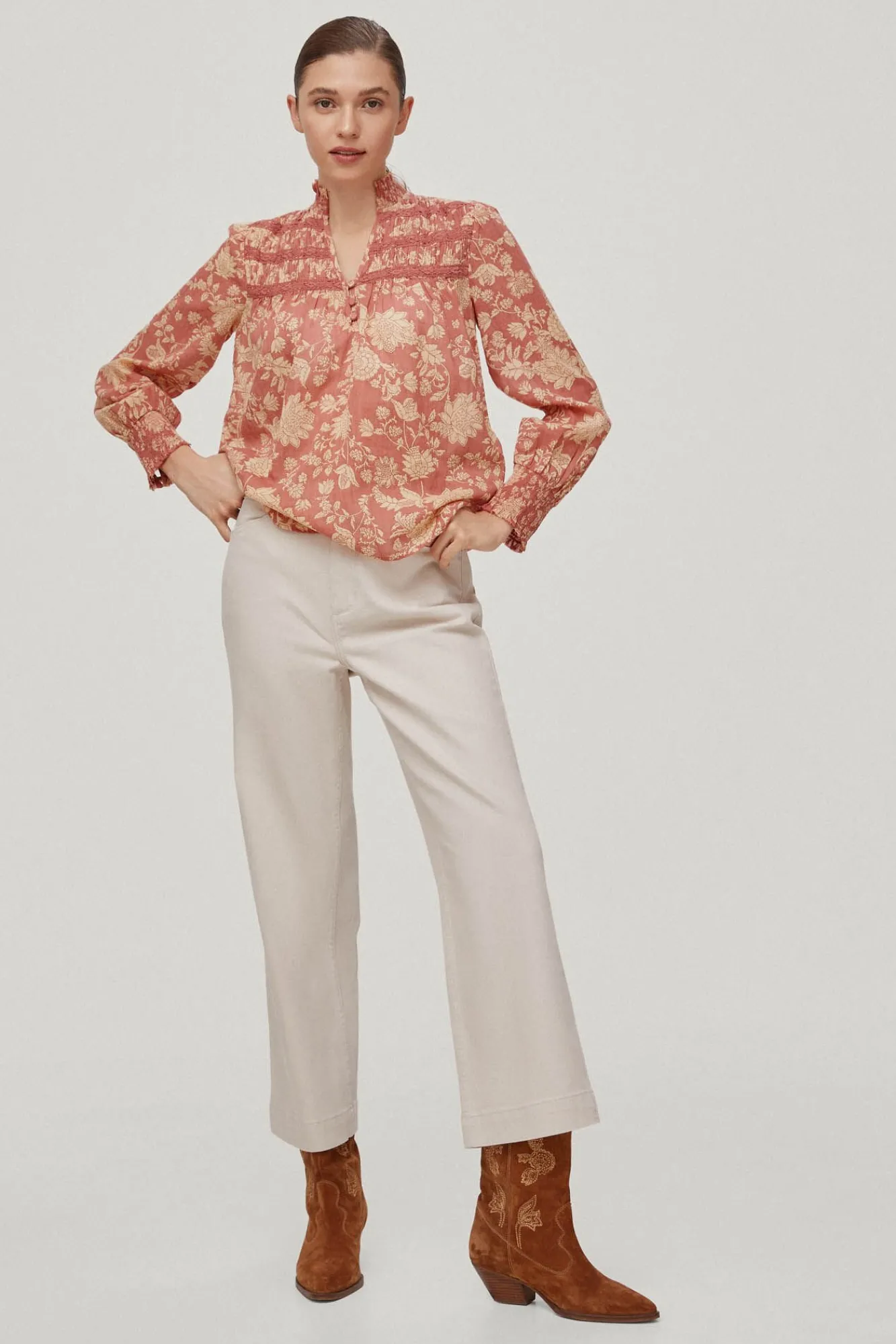 Blusa Detalle Pechera^Pedro del Hierro Best Sale