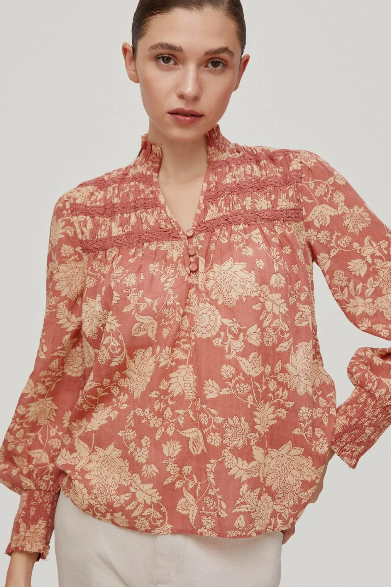 Blusa Detalle Pechera^Pedro del Hierro Best Sale