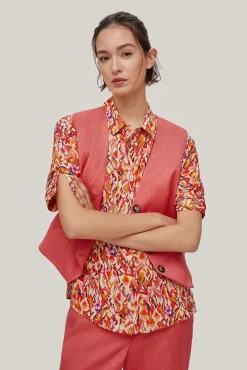 Blusa Estampada Detalle En Puno^Pedro del Hierro Cheap