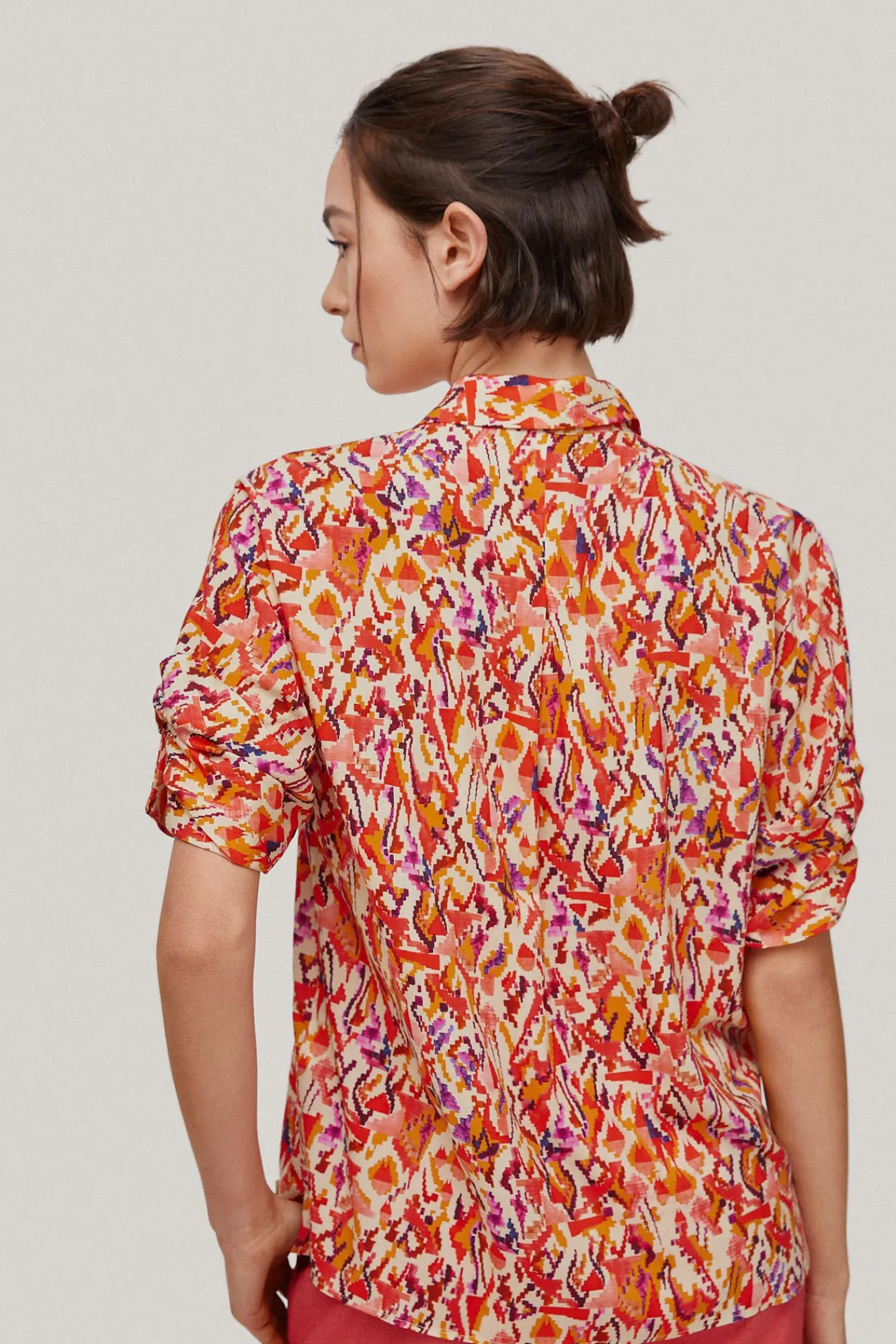 Blusa Estampada Detalle En Puno^Pedro del Hierro Cheap