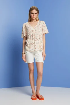 Blusa Estampado Floral Con Algodon^Esprit Fashion