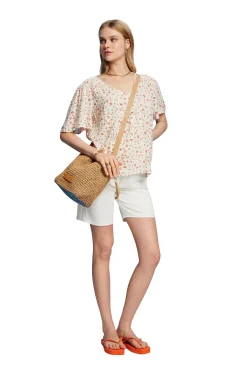 Blusa Estampado Floral Con Algodon^Esprit Fashion