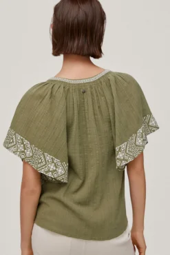Blusa Fluida Bordados^Pedro del Hierro Cheap
