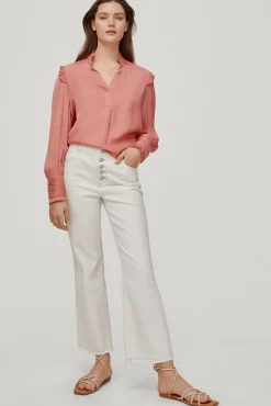 Blusa Fluida Con Volantes^Pedro del Hierro Best Sale