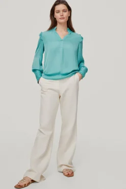 Blusa Fluida Con Volantes^Pedro del Hierro Clearance