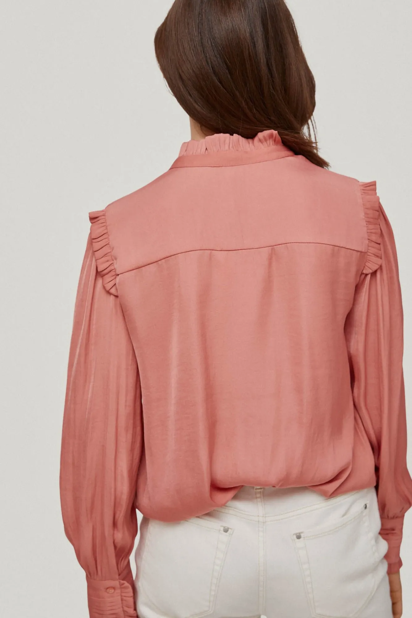 Blusa Fluida Con Volantes^Pedro del Hierro Best Sale