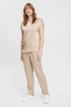 Blusa Lisa Viscosa Satinada^Esprit Discount
