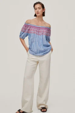 Blusa Off Shoulders Bordados^Pedro del Hierro Best Sale