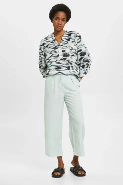 Blusa Oversized Animal Print Satinada^Esprit Best Sale