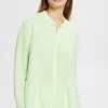 Blusa Paneles Corte Holgado Con Lino^Esprit Flash Sale