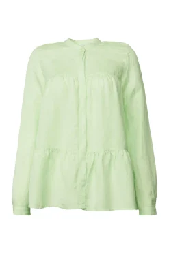 Blusa Paneles Corte Holgado Con Lino^Esprit Flash Sale